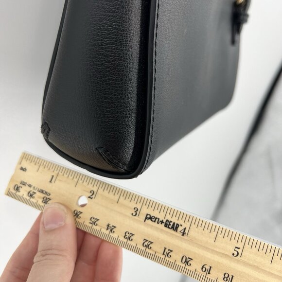 Marc Jacobs Mini Black Leather Commuter Crossbody Purse Bag Classic - Picture 6 of 13